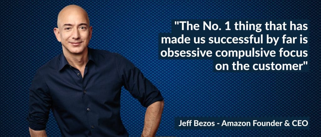 jeff bezos quote on customer experience regarding neuromarketing.
